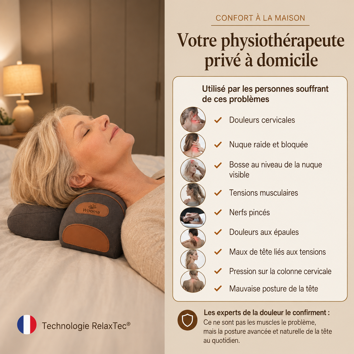 Wooma NeckEase Pro - Masseur Chauffant