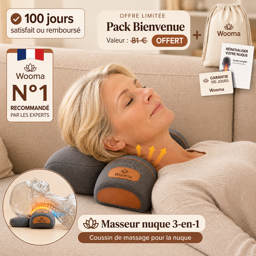 Wooma NeckEase Pro - Masseur Chauffant
